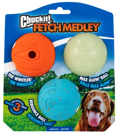 Chuckit! Fetch Medley Medium 3pak [520520] - Image 1