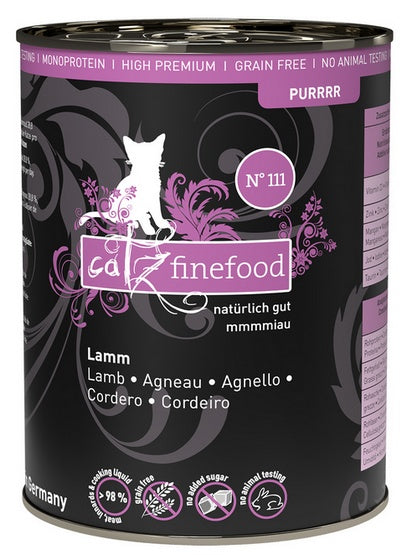 Catz Finefood Purrrr N.111 Jagnięcina puszka 400g - Image 1