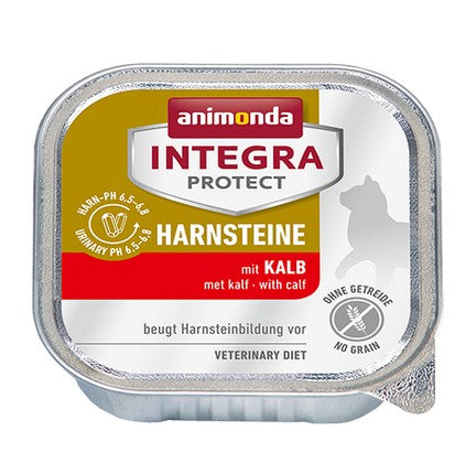 Animonda Integra Protect Harnsteine dla kota – z cielęciną tacka 100g