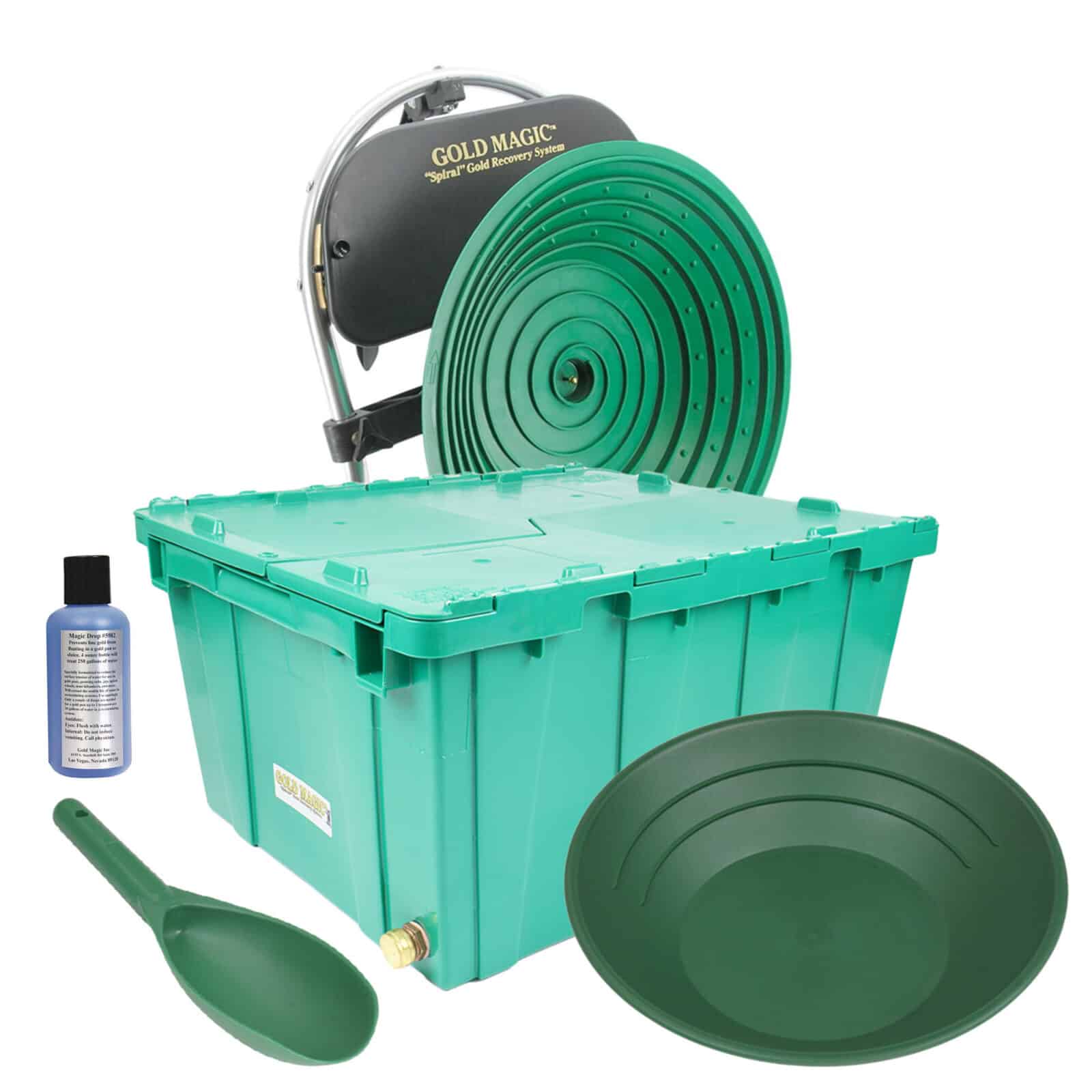 Gold Magic 12E Spiral Gold Panning Machine Kit Prospecting Recovery 12V Electric - Image 1