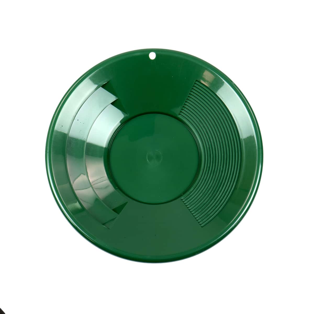 TerraX 10” Green Dual Riffle Gold Pans & 4 oz Sniffer Bottle Set - Image 3
