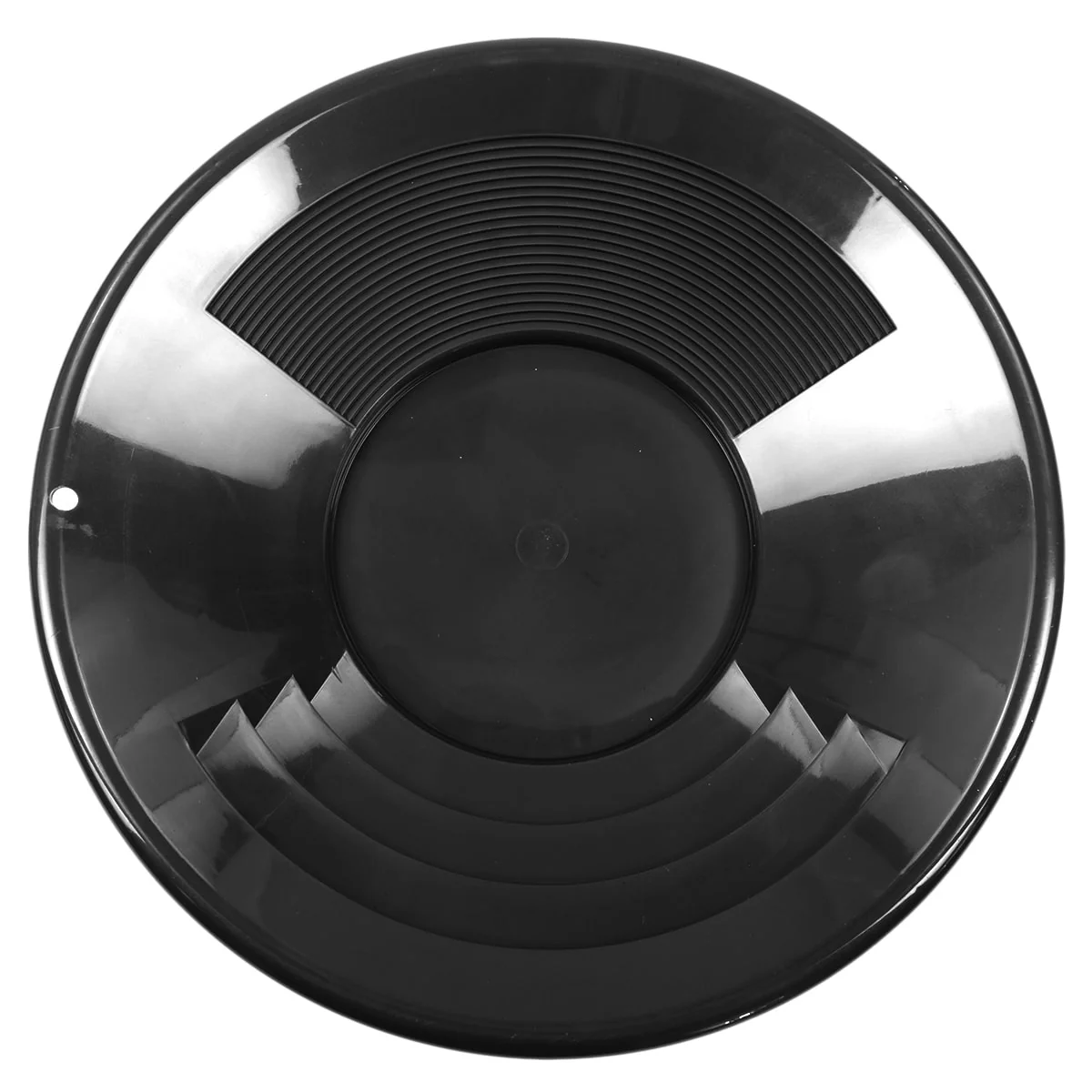 TerraX 14" Blue Plastic Gold Pan - Dual Riffle System - Image 1