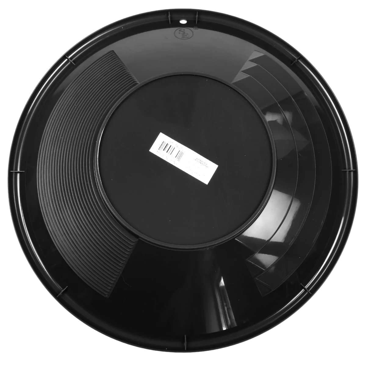 TerraX 14" Blue Plastic Gold Pan - Dual Riffle System - Image 2