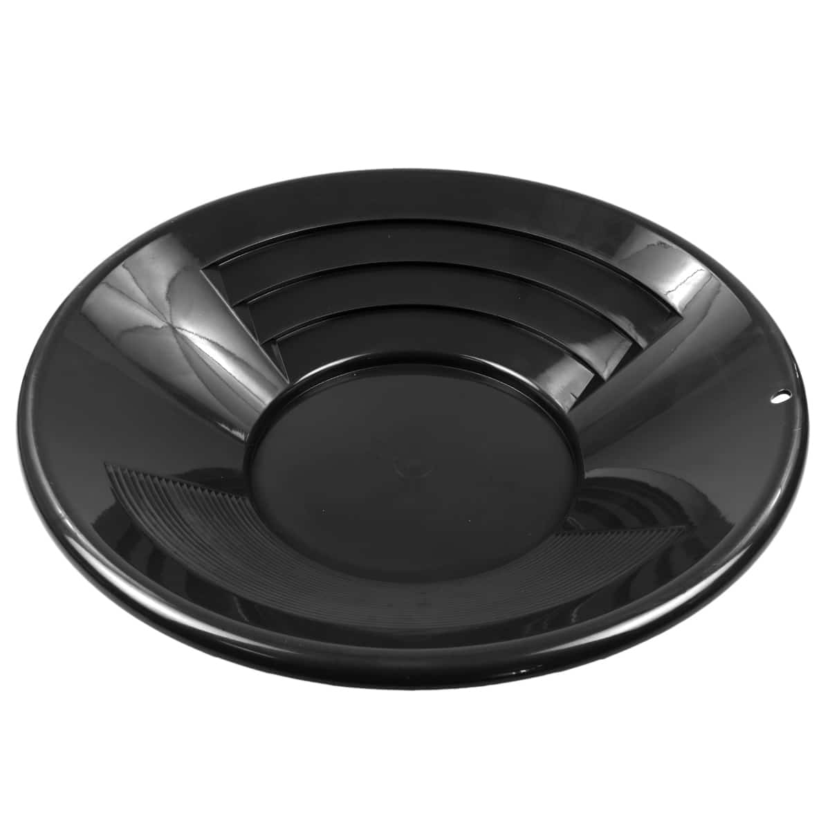 TerraX 14" Blue Plastic Gold Pan - Dual Riffle System - Image 3
