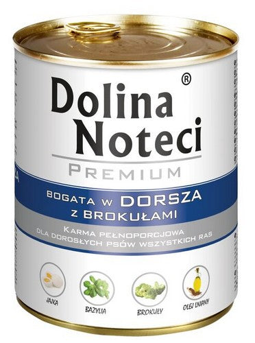 Dolina Noteci Premium Pies Dorsz i brokuły puszka 800g - Image 2