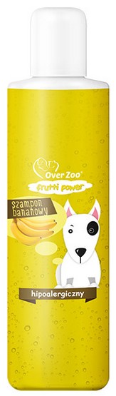 Over Zoo Frutti Power Szampon o zapachu bananowym – hipoalergiczny dla psa 200ml