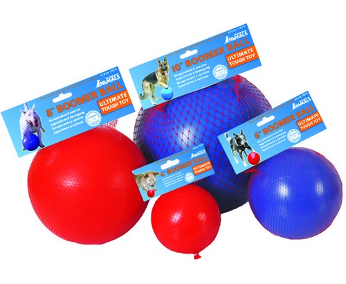 Boomer Ball XL - 10" / 25cm niebieska - Image 3