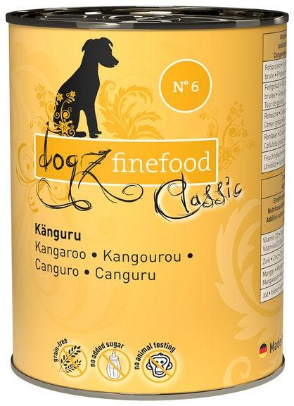 Dogz Finefood Classic N.06 Kangur puszka 400g - Image 1
