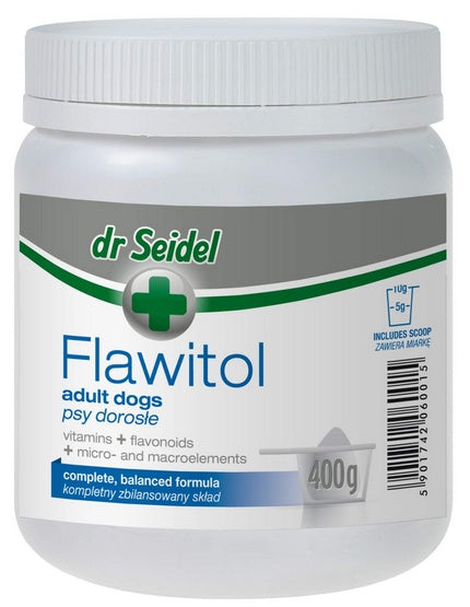 Dr Seidel Flawitol dla psów dorosłych - proszek 400g - Image 1