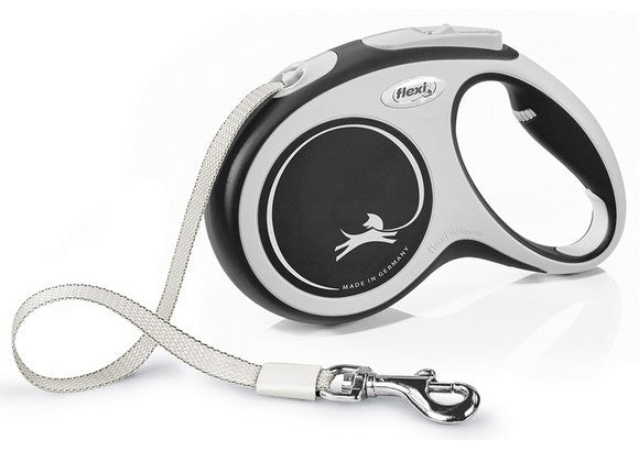 Flexi New Comfort Smycz taśma M 5m czarna [FL-3646] - Image 1