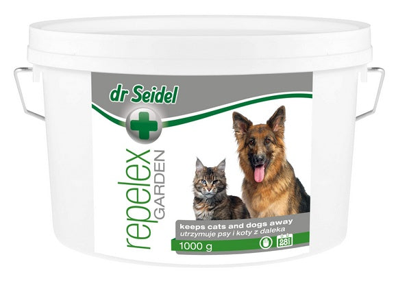 Dr Seidel Repelex Garden (Ogród) - Preparat utrzymujący psy i koty z daleka 1kg - Image 1