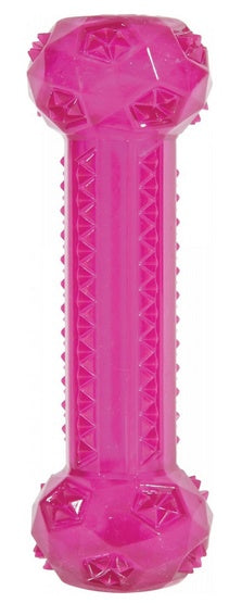 Zolux zabawka TPR POP Stick 15 cm różowy - błyszczący, półprzezroczysty gryzak z efektem dźwiękowym - Image 1