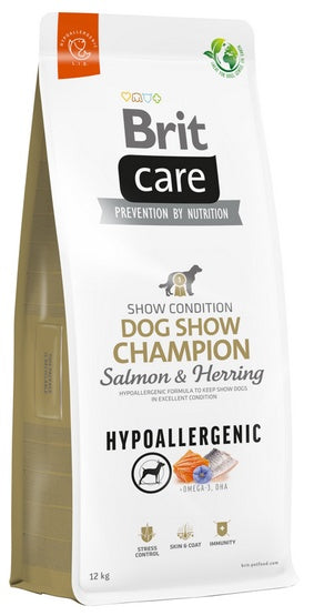 Brit Care Hypoallergenic Dog Show Champion Salmon & Herring 12kg - Image 1