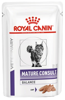 Royal Canin Veterinary Care Mature Consult Balance Cat saszetka 85 g – wsparcie witalności i kontroli masy