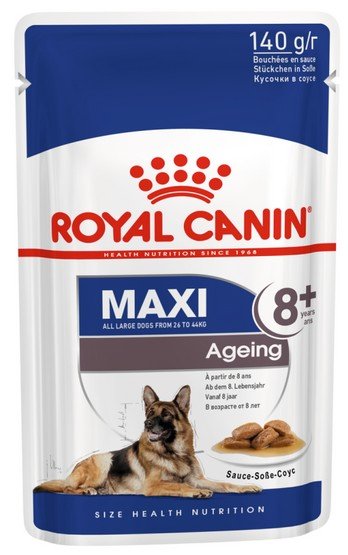 Royal Canin Maxi Ageing 8+ karma mokra w sosie dla psów dojrzałych, po 8 roku życia, ras dużych saszetka 140g - Image 2