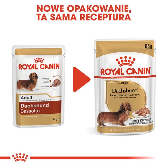 Royal Canin Dachshund karma mokra - pasztet, dla psów dorosłych rasy jamnik saszetka 85g - Image 3