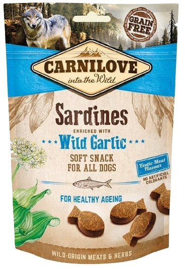 Carnilove Dog Snack Fresh Soft Sardines+Wild Garlic 200g - Image 1