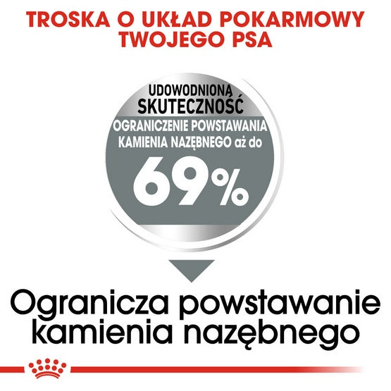 Royal Canin Mini Dental Care karma sucha dla psów dorosłych, ras małych, redukująca powstawanie kamienia nazębnego 1kg - Image 3