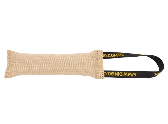 Dingo szarpak z juty z uchwytem – do treningu gryzienia 28/4 cm
