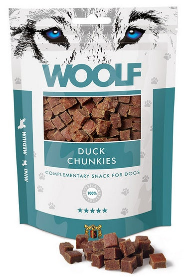 Woolf Soft Duck Chunkies 100g - delikatne kawałki kaczki - Image 1