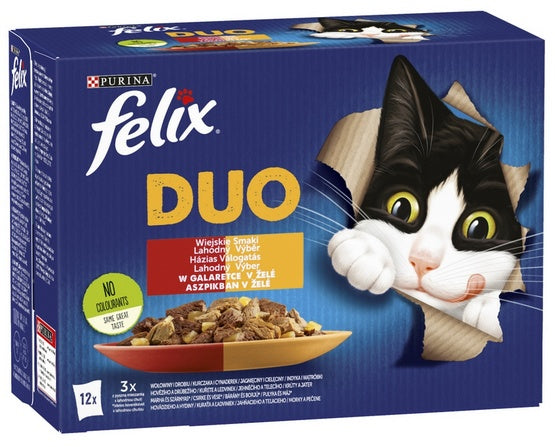 Felix Fantastic Duo wiejskie smaki – dwa warianty w soczystej galaretce