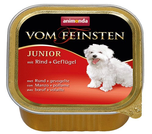 Animonda vom Feinsten Dog Junior Wołowina i Drób 150g - Image 2