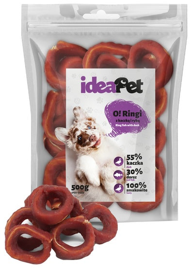 IdeaPet Ringi z kaczką i rybą 500g - Image 3