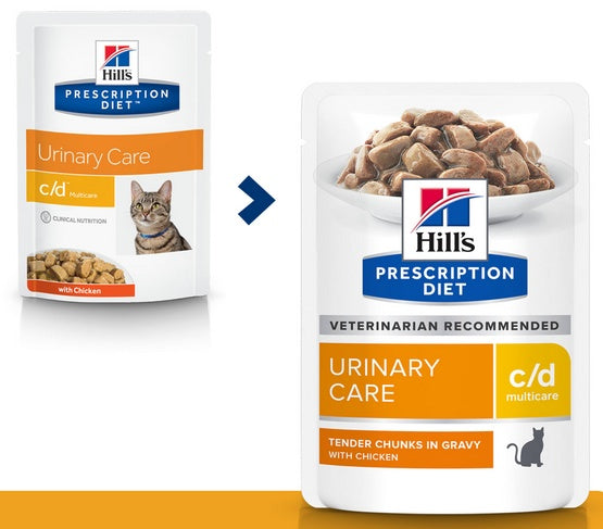 Hill's Prescription Diet c/d Feline z Kurczakiem saszetka 85g - Image 2