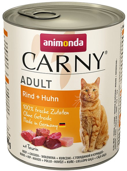 Animonda Carny Adult Wołowina + Kurczak puszka 800g - Image 1