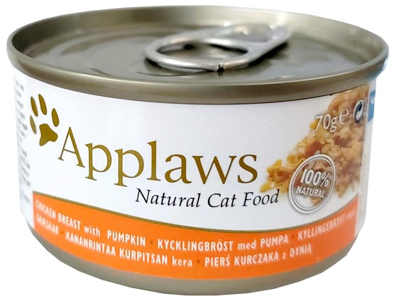 Applaws puszka dla kota Kurczak i Dynia 70g - Image 2