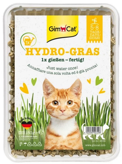 Gimpet Hydro-Gras – Trawa z hydrogranulkami dla kota – pojemnik 150g