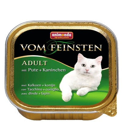 Animonda vom Feinsten Cat Adult z Indykiem i Królikiem tacka 100g - Image 2