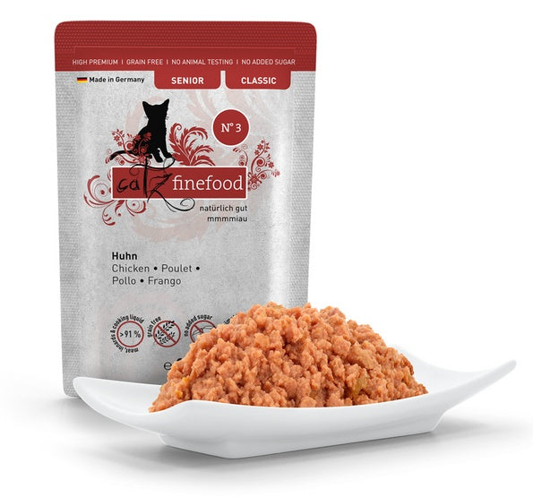 Catz Finefood Classic Senior N.03 kurczak saszetka 85 g - receptura dla starszych kotów - Image 3