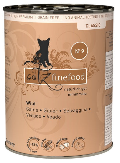 Catz Finefood Classic N.09 Dziczyzna puszka 400g - Image 1