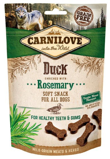 Carnilove Dog Snack Fresh Soft Duck+Rosemary 200g - Image 1