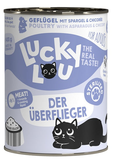 Lucky Lou Lifestage Sterilized Drób puszka 400g - Image 1