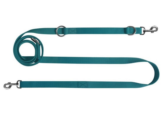 CHABA Smycz taśma regulowana gładka 20mm/260cm morska - Image 1