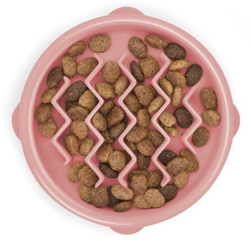 Outward Hound Fun Feeder Tiny (XS) Miska spowalniająca różowa [69754] - Image 2