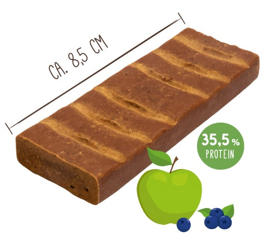 Sammy's Fitness Slice baton proteinowy jabłko i jagoda 25 g - bez zbóż i z kurczakiem - Image 2