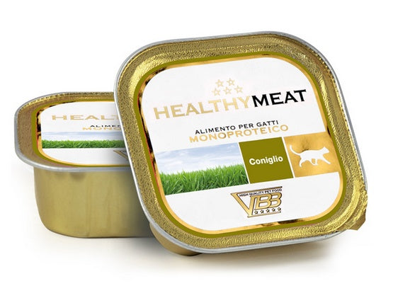 Healthy Meat Kot Mono Królik tacka 90g - Image 1