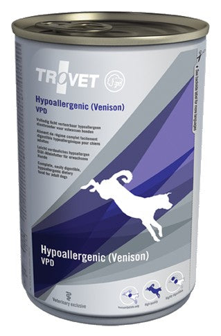 Trovet VPD Hypoallergenic Dziczyzna dla psa puszka 400g - Image 1