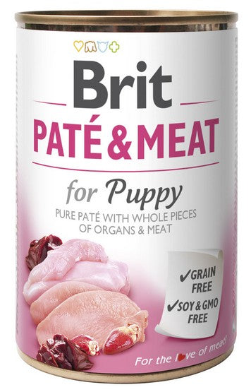 Brit Pate & Meat Dog Puppy puszka 400g - Image 2