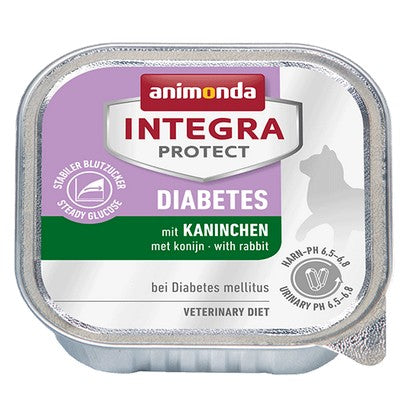 Animonda Integra Protect Diabetes dla kota - z królikiem tacka 100g - Image 1