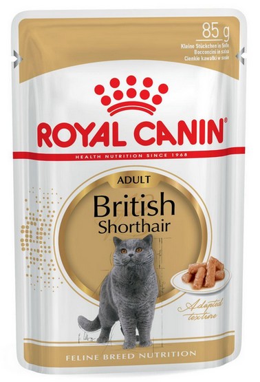 Royal Canin British Shorthair karma mokra w sosie dla kotów dorosłych rasy brytyjski krótkowłosy saszetka 85g - Image 2