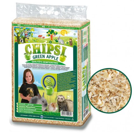Chipsi Green Apple Ściółka 60L / 3,2kg - Image 2