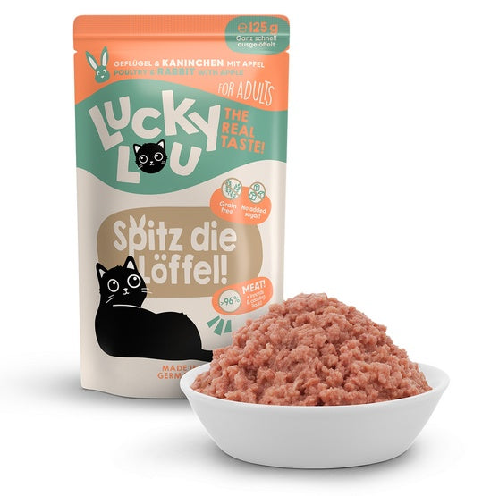 Lucky Lou Lifestage Adult Drób i królik saszetka 125g - Image 1