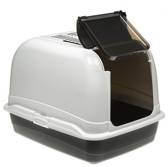 Ferplast Toaleta Maxi Bella biało-czarna - dla dużego kota [72070099] - Image 2