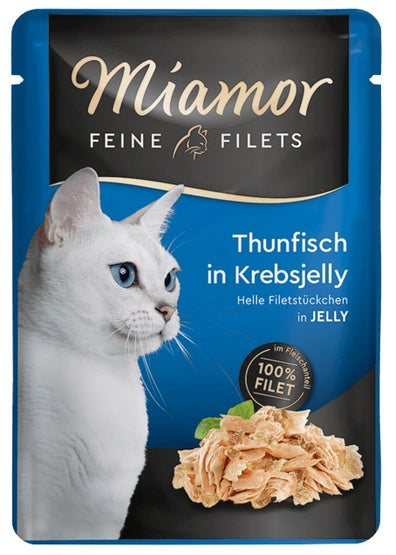 Miamor Feine Filets Tuńczyk & Galaretka krabowa saszetka 100g - Image 1