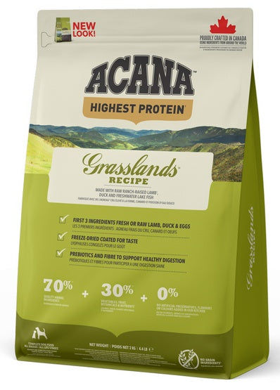 Acana Highest Protein Grasslands Dog 2kg - Image 2