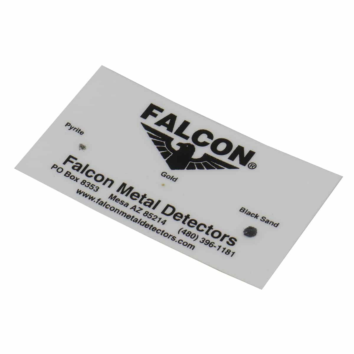 Falcon MD20 Gold Tracker Metal Detector Test Strip Card - Image 2